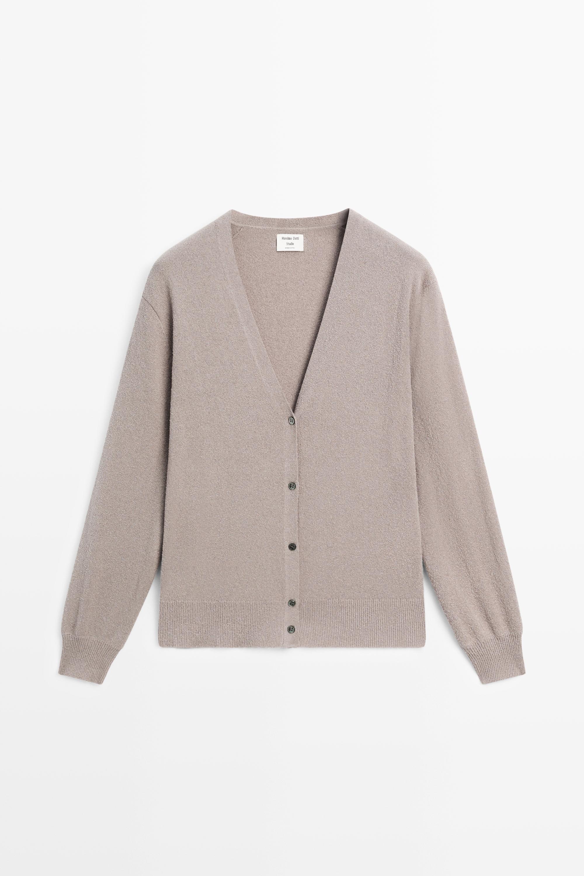 Cardigan en maille à col V - STUDIO